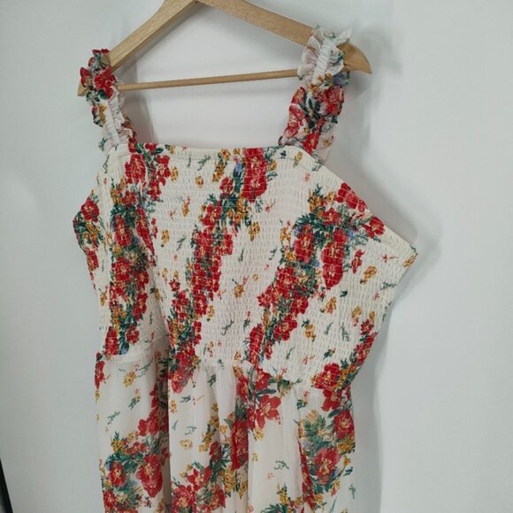 Maurices Asymmetrical Smocked Dress - Picture 2 of 6